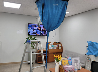 에어컨 영역 청소 사진