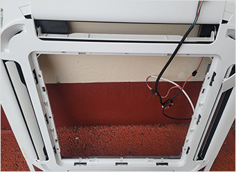 시스템 에어컨 커버 청소 사진