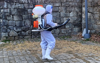 실외 방역 사진